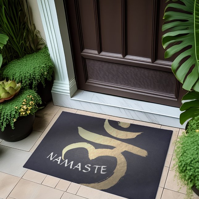 Yoga Studio Welcome Meditation Root Chakra Symbol Doormat (Creator Uploaded)