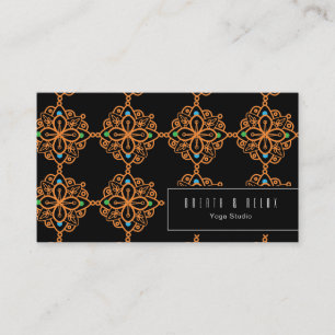 Yoga Studio Yoga Instructor Mandela Business Card