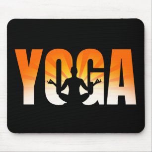 Yoga Sunshine Mouse Mat