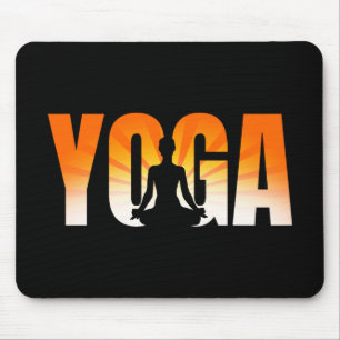Yoga Sunshine Mouse Mat
