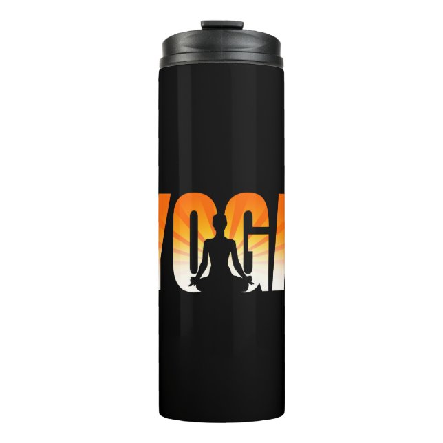 Yoga Sunshine Thermal Tumbler (Front)