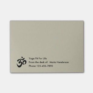 Yoga Symbol Sticky Notepads