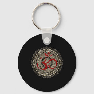 Yoga Symbols By Mona Om Yoga Ohm Hindu Meditation Key Ring