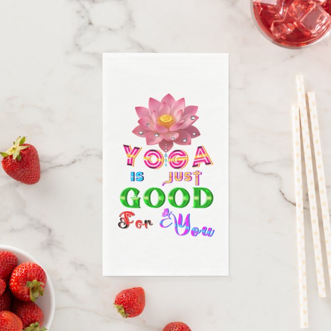Yoga Tableware Is Just Good For You Napkin (Insitu)