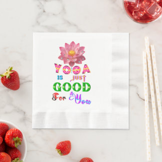 Yoga Tableware Is Just Good For You Napkin
