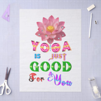 Yoga Tableware Is Just Good For You Tissue Paper
