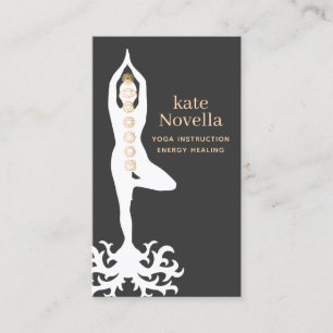 Yoga Teacher, Chakras Business Card