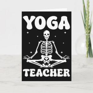 Yoga Teacher Halloween Meditation Card