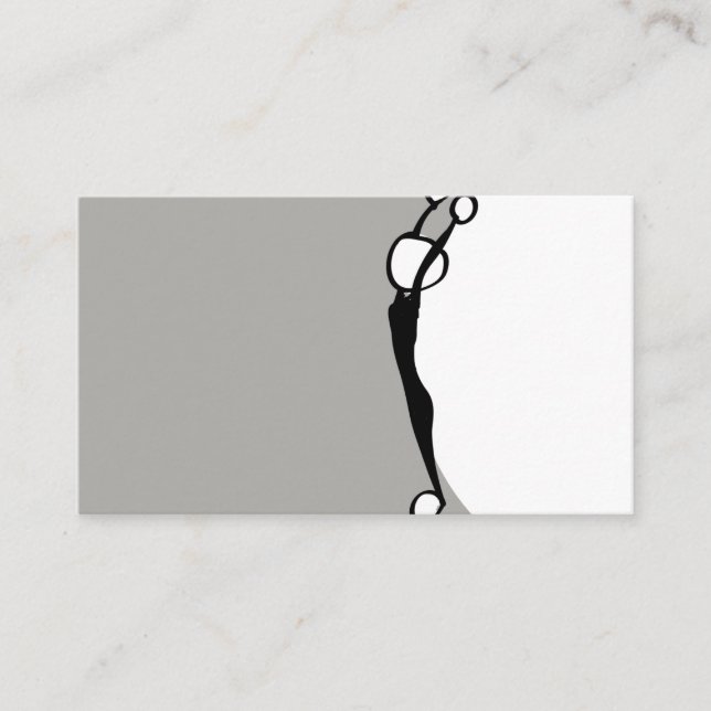Yoga Teacher Instructor Business Card (Front)