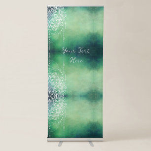 Yoga Teacher Wellness Coach Zen Business Mandala Retractable Banner