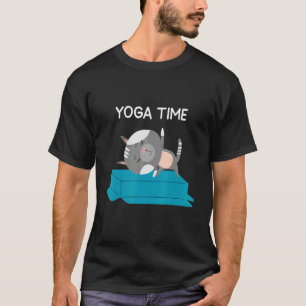 Yoga Time Cat Relax Meditation T-Shirt