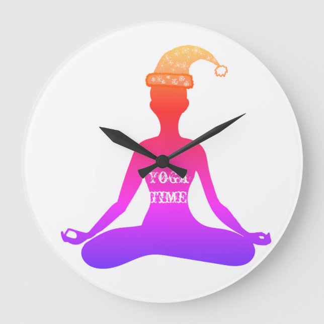 Yoga Time Wall Clock (Front)