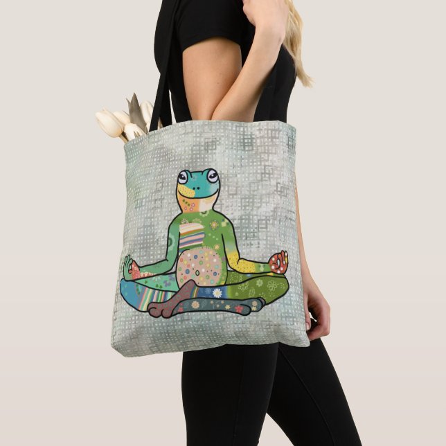 yoga tote bag (Close Up)