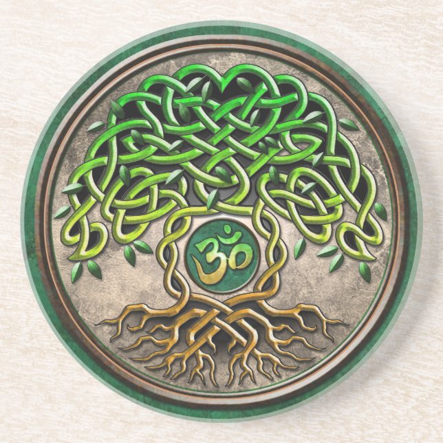 Yoga Tree of Life Coaster (Front)