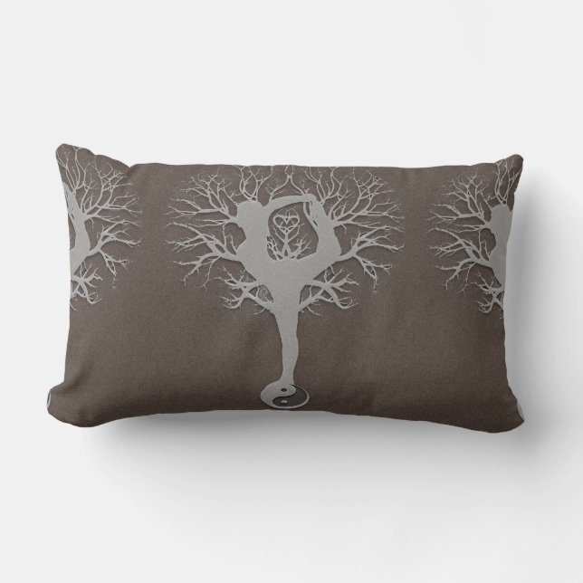 Yoga Tree of Life Lumbar Cushion (Front)