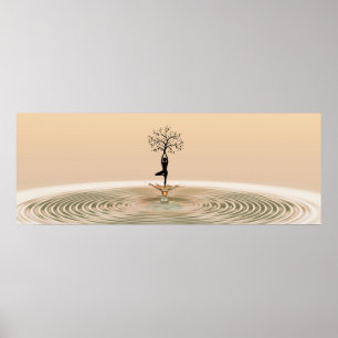 Yoga tree of life Poster
