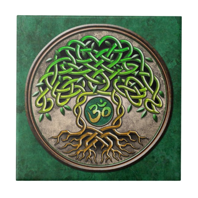 Yoga Tree of Life Tile (Front)