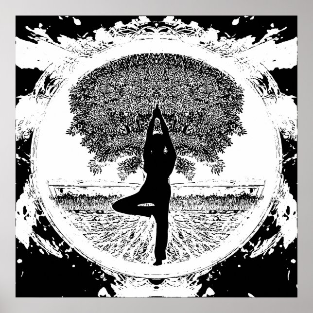 Yoga Tree Poster (Front)