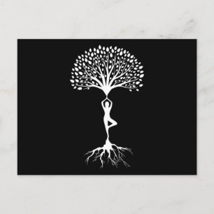Yoga Tree Zen Nirvana Asana Meditation Buddhism Gi Postcard