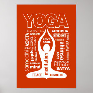 Yoga Typography Poster