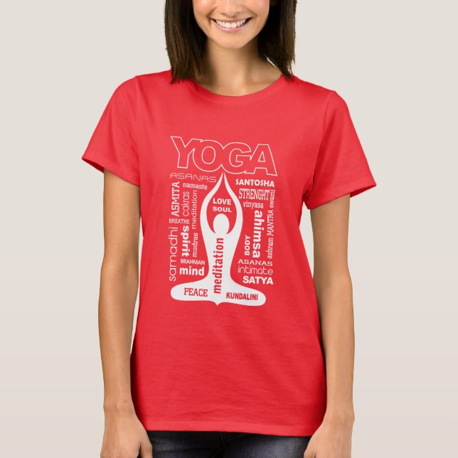 Yoga Typography T-Shirt (Front)