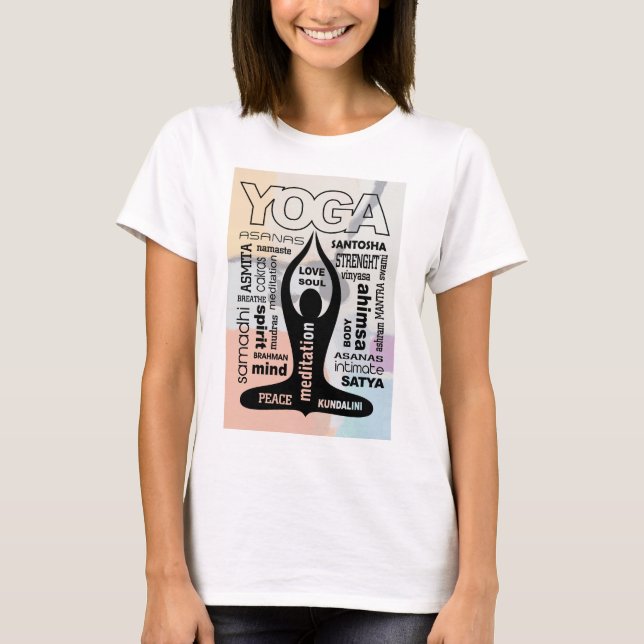 Yoga Typography T-Shirt (Front)