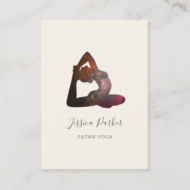 Yoga Universe Business Card (Front)
