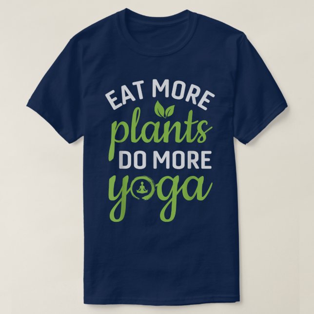 Yoga Vegan Vegetarian tee  (Design Front)