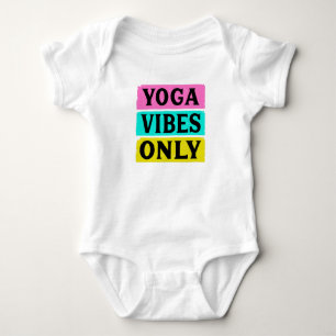 Yoga vibes only baby bodysuit