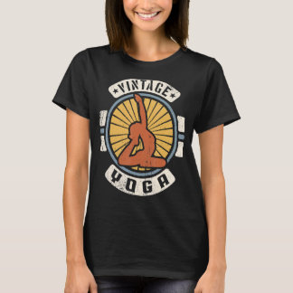 Yoga Vintage Classic Retro 60s 70s Sports T-Shirt