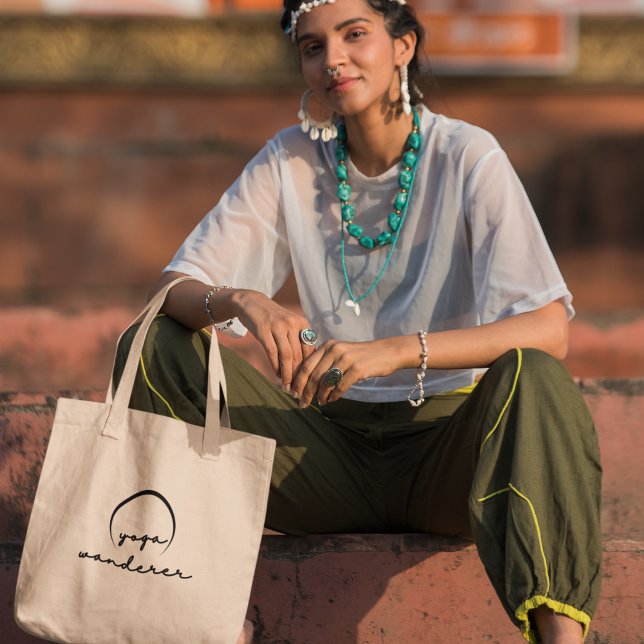 Yoga Wanderer Yoga Meditation Spiritual Boho Tote Bag (Shop now and embark on your tranquil journey!
)