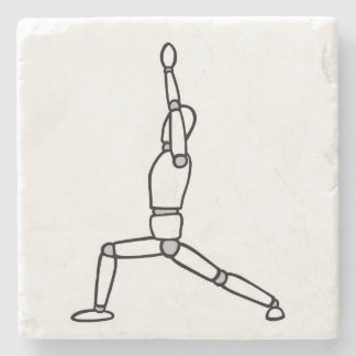 Yoga Warrior Coaster