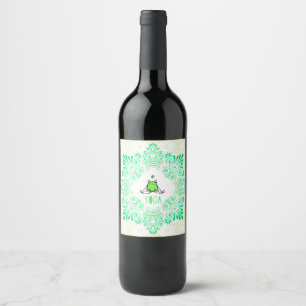 Yoga Wine Label