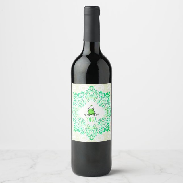 Yoga Wine Label (Front)