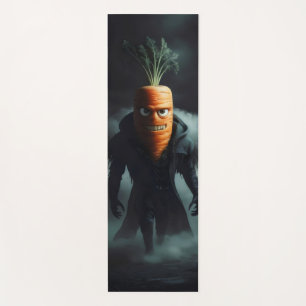 Yoga with carrots. mat