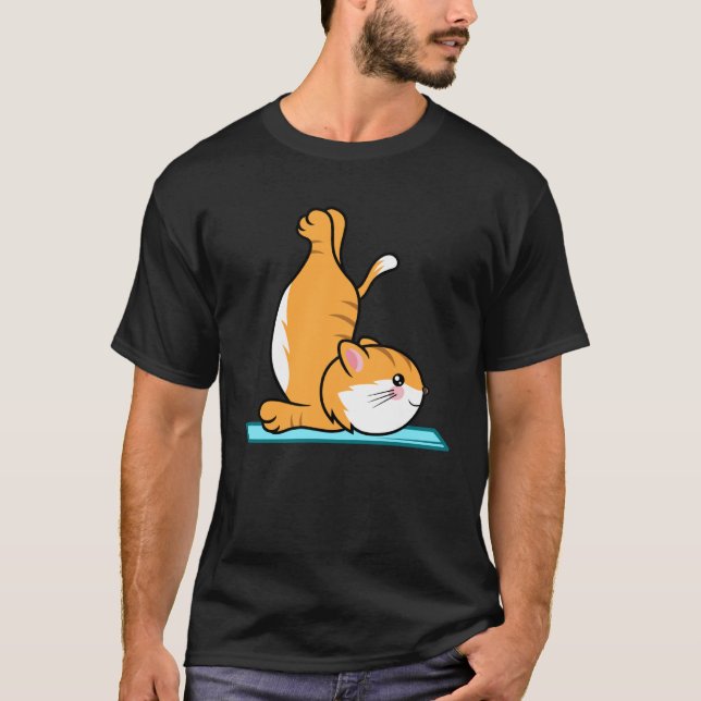 Yoga With My Cat  My Yoga T-Shirt (Front)