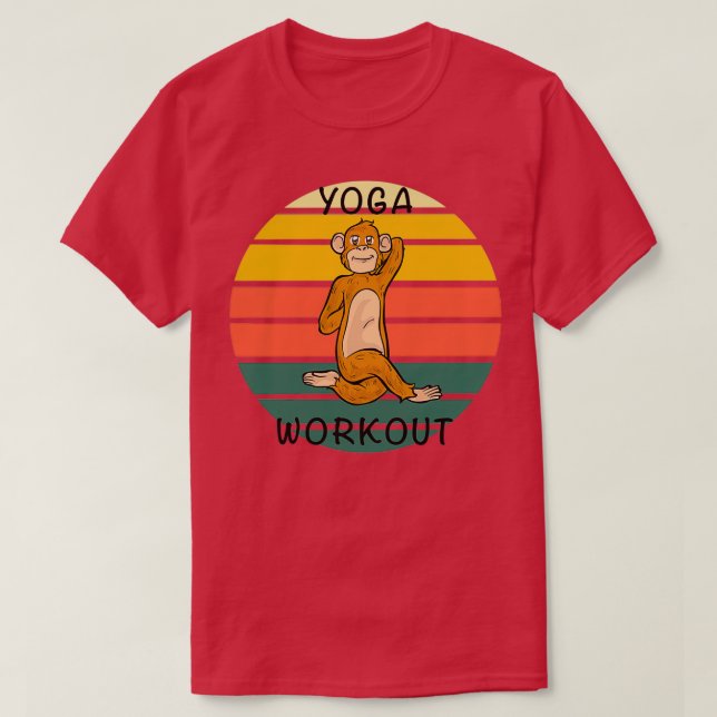 YOGA WORKOUT Namaste Meditation Class Workout Gift T-Shirt (Design Front)