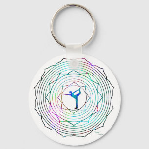 yoga yantra 2 key ring