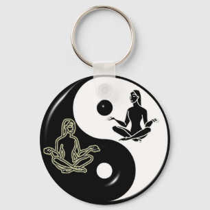 YOGA YIN YANG KEY RING