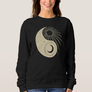 Yoga Ying Yang Sun Moon Graphic Tees For Women