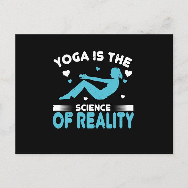 Yoga - Yoga Is The Science Of Reality Postcard (Front)