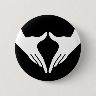 Yoga Yoni Mudra 6 Cm Round Badge