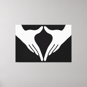 Yoga Yoni Mudra Canvas Print