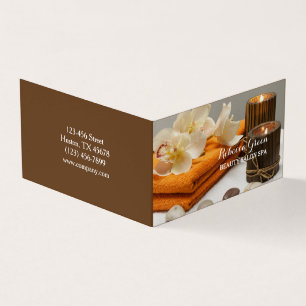 Yoga Zen Aromatherapy Skincare SPA Massage therapy Business Card