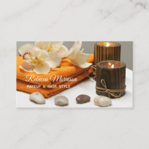 Yoga Zen Aromatherapy Skincare SPA Massage therapy Business Card