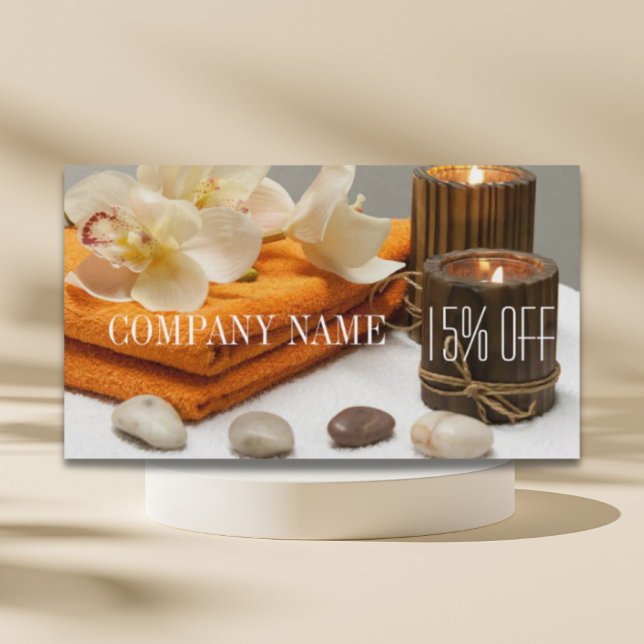 Yoga Zen Aromatherapy Skincare SPA Massage therapy Business Card (Yoga Zen Aromatherapy Skincare SPA Massage therapy Business Card)