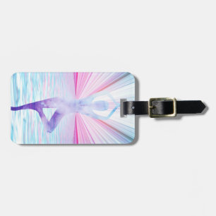 Yoga Zen Meditation New Age Personalised Luggage Tag