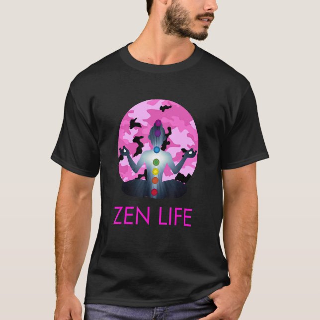 Yoga Zen   Zen Yoga Style Zone   Yoga Ideas Camo T-Shirt (Front)