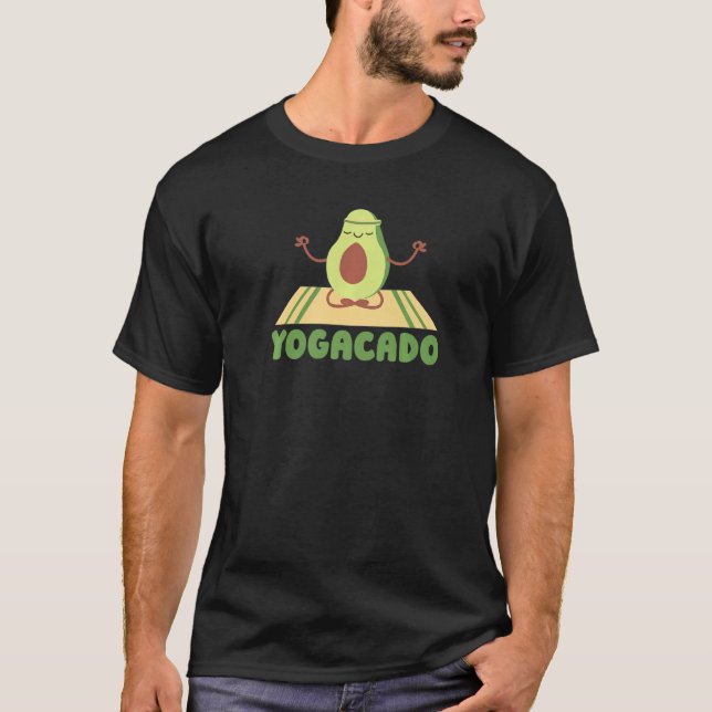 Yogacado  Indian Meditation Spirituality Exercise  T-Shirt (Front)