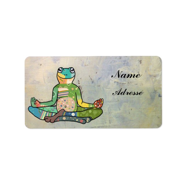 yogafrosch label (Front)